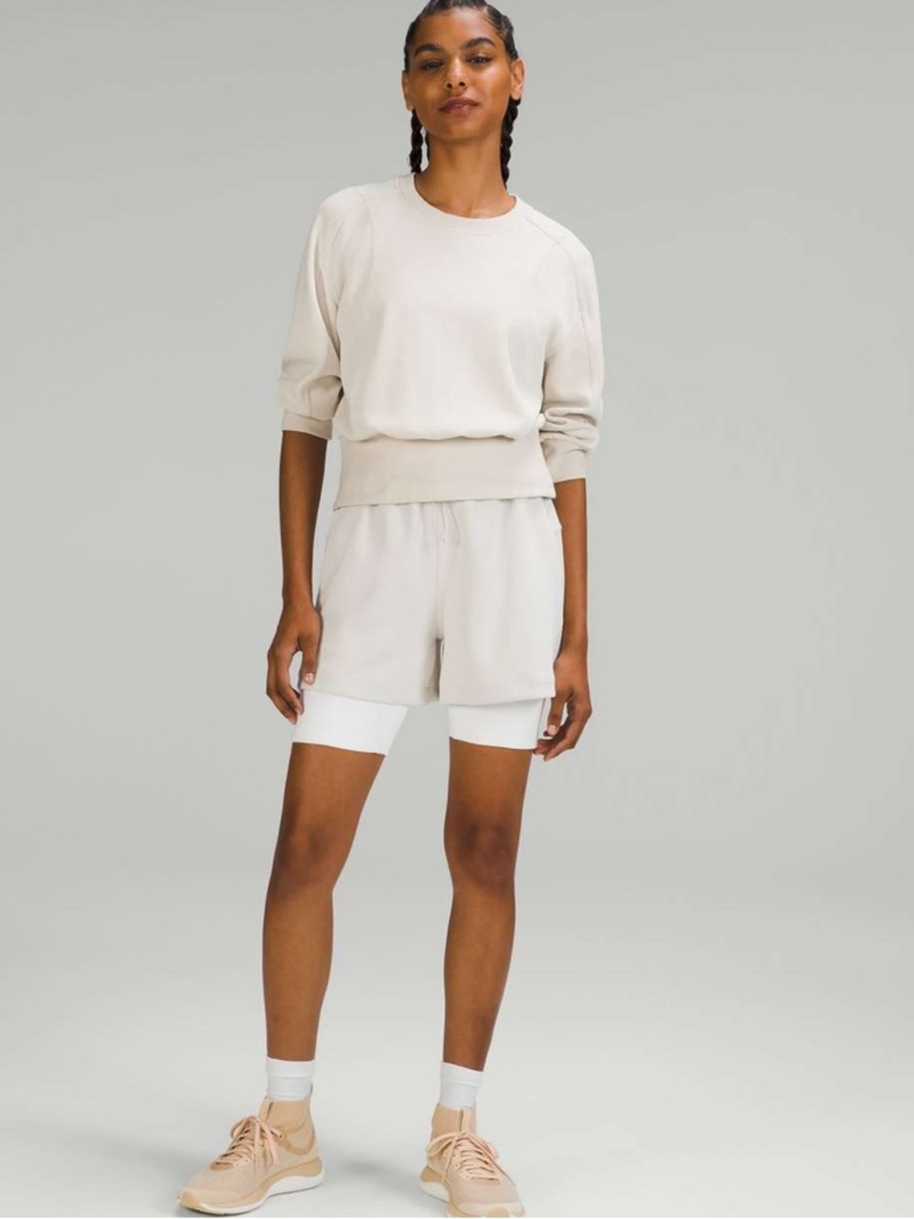 Lululemon Softstreme Ribbed-Hem Pullover Natural Ivory 8